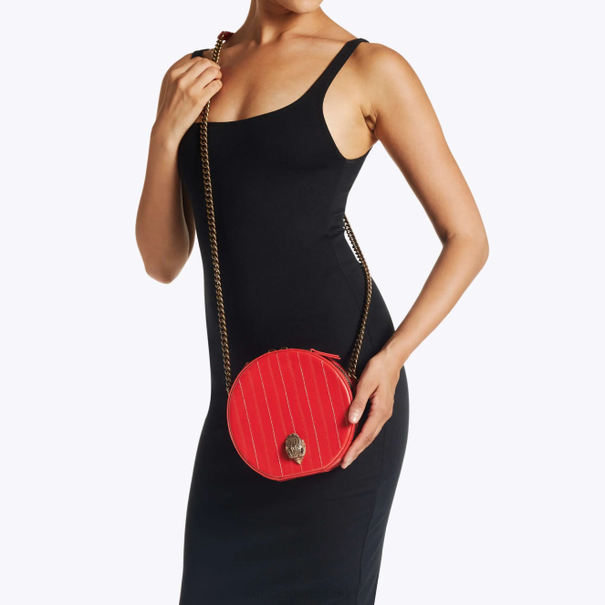 Kurt Geiger mujer bolso london redondo pequeño shoreditch 2LPR139 | bolsas rojo